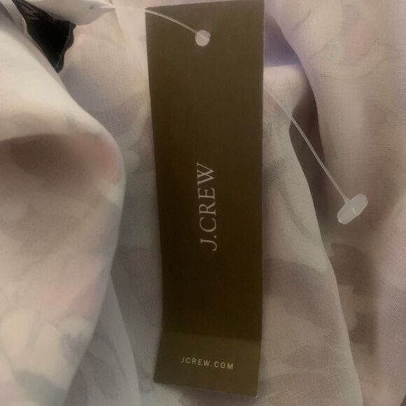 J. Crew Liberty NEW smocked waist butterfield poppy midi dress - Picture 10 of 11